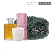【AA 英國皇家芳療】寵愛沐浴油情人限定組(Aromatherapy Associates ; 沐浴油贈明煥香薰蠟燭組) #舒和薰衣草辣薄荷