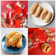 【麻姥姥】鹹花生荖/白芝麻荖4包組(200g包)口味任選★百年手工蔴粩 白芝麻荖4包