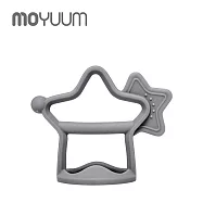 MOYUUM 韓國 白金矽膠 手環固齒器 - 小星星款(沉穩灰)