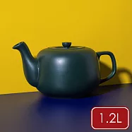 《La Cafetiere》英國 石陶茶壺 - 墨綠1.2L - 墨綠1.2L