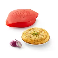 《LEKUE》西班牙 西班牙烘蛋蒸煮盒(紅) | 耐熱 微波料理 懶人料理