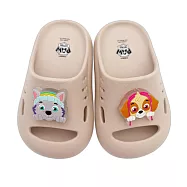 台灣製汪汪隊天天珠珠電燈拖鞋 (W028-1) 汪汪隊 卡通童鞋 嬰幼鞋 女童拖鞋 童鞋 女童鞋 兒童拖鞋 電燈鞋 大童鞋 天天 中童鞋 珠珠 女中童 汪汪隊立大功 15cm 奶茶色天天珠珠電燈款