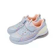 Fila 慢跑鞋 J827Z 中大童 小朋友 紫 粉紅 魔鬼氈 運動鞋 斐樂 2J827Z951 16cm PURPLE/PINK