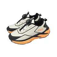 Fila 慢跑鞋 X403A 中大童 小朋友 米 橘 旋鈕 防潑水 運動鞋 斐樂 3X403A046 19cm BEIGE/ORANGE