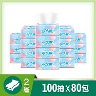 可立雅 抽取衛生紙 100抽x20包x4串/箱