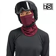 BlackStrap Merino Hood 素色美麗諾羊毛多功能頭套 Cherry/櫻桃酒紅/單一尺寸/多色選擇 F Cherry/櫻桃酒紅