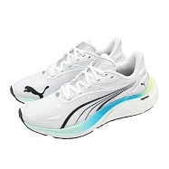 Puma 慢跑鞋 Electrify Nitro 4 Wns 女鞋 白 藍 輕量 支撐 緩衝 運動鞋 310788-13 23.5cm WHITE/BLUE