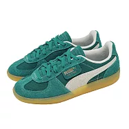 Puma 休閒鞋 Palermo Vintage 男鞋 女鞋 綠 米白 膠底 麂皮 復古 德訓鞋 396841-06 23.5cm GREEN/IVORY