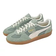 Puma 休閒鞋 Palermo Vintage 男鞋 女鞋 綠 米白 膠底 麂皮 復古 德訓鞋 396841-12 25cm GREEN/IVORY