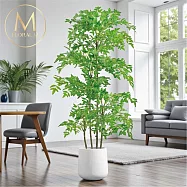 【Floral M】平安吉祥居家高級南天竹1.8公尺室內大型仿真植栽(贈送花盆)