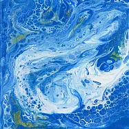【玲廊滿藝】趙書巧-與海共眠20x20cm
