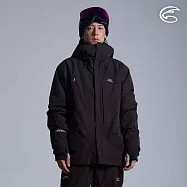 ADISI 男SMAWARM海洋溫控防水防風透氣雪衣 AJ2521029|防潑水 防水透氣 蚵技棉 滑雪外套 保暖外套 M 宇宙黑