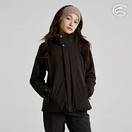 ADISI 女SMAWARM海洋溫控超撥水防風外套 AJ2521034 |撥水 防潑水 蚵技棉 抗風 保暖外套 2XL 宇宙黑