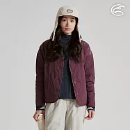 ADISI 女SMAWARM海洋溫控超撥水絎縫V領外套 AJ2521055|防潑水 蚵技棉 抗靜電 保暖外套 無領外套 M 粉末可可