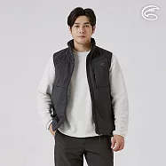 ADISI 男SMAWARM海洋溫控撥水背心 AV2521071|防潑水 蚵技棉 抗風 保暖背心 M 夜黑