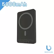 【BEZALEL倍加能】Prelude S MagSafe 5,000mAh 磁吸無線充電行動電源 相容Qi2充電協議 快充行動電源 黑色