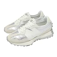New Balance NB 休閒鞋 327 女鞋 米 銀 復古 麂皮 大N 紐巴倫 WS327GLA-B 24cm BEIGE/SILVER