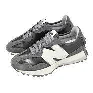 New Balance NB 休閒鞋 327 女鞋 灰 白 復古 麂皮 大N 紐巴倫 WS327GLB-B 23.5cm METALLIC GREY/WHITE