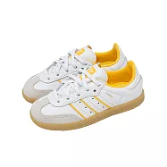 adidas 休閒鞋 Samba OG EL I 小童 學步鞋 白 黃 童鞋 愛迪達 IH5642 15cm WHITE/YELLOW