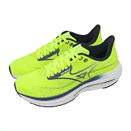 Mizuno 慢跑鞋 Wave Rider 29 男鞋 螢光黃 黑 緩震 運動鞋 美津濃 J1GC2503-51 27.5cm YELLOW/BLACK
