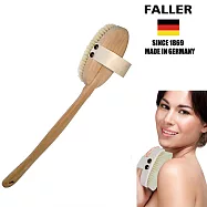 德國FALLER芙樂德國製白豚鬃筋膜放鬆沐浴刷深層肌膚清潔毛孔髒汙-可拆式(洗澡邊按摩)