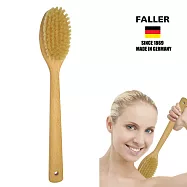 【FALLER 芙樂】德國製白豚鬃微SPA筋膜放鬆按摩刷深層肌膚放鬆(乾刷使用)