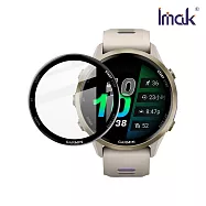 Imak GARMIN Forerunner 970 手錶保護膜 -透明黑邊