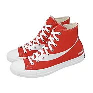 Converse 休閒鞋 All Star HI 男鞋 女鞋 紅 白 可口可樂聯名 帆布鞋 A17889C 24.5cm RED/WHITE