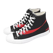 Converse 休閒鞋 All Star HI 男鞋 女鞋 黑 紅 可口可樂聯名 帆布鞋 A18435C 24cm BLACK/RED