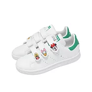 adidas 休閒鞋 Stan Smith CF C 中童 小朋友 白綠 魔鬼氈 迪士尼聯名 愛迪達 JH7439 20cm WHITE/GREEN