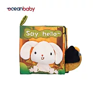 OceanBaby3D動物觸覺尾巴布書- 大耳兔遊森林