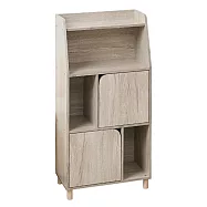 【居家cheaper】暮致三格雙門高腳櫃 KC12/書櫃/玄關櫃/收納櫃/廚房櫃/文件櫃/置物櫃/木櫃 白橡木