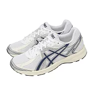 Asics 亞瑟士 休閒鞋 JOG 100S 男鞋 白 藍 拼接 緩衝 經典 復古跑鞋 1203A684105 27.5cm WHITE/BLUE