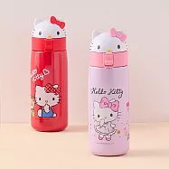 Hello Kitty 造型彈跳保溫杯第二代600ml-兩色可選 KT-T600A -紫色