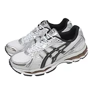 Asics 亞瑟士 休閒鞋 GEL-Kayano 12.1 男鞋 白 銀 復古跑鞋 支撐 1203A759104 26cm WHITE/GRAPHITE GREY