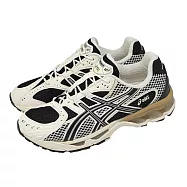 Asics 亞瑟士 休閒鞋 GEL-Nimbus 10.1 男鞋 黑 米白 緩震 復古跑鞋 1203A877001 27.5cm BLACK/CREAM