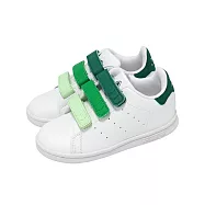 adidas 愛迪達 休閒鞋 Stan Smith CF I 小童 學步鞋 白 綠 魔鬼氈 史密斯 運動鞋 IE8123 16.5cm WHITE/GREEN