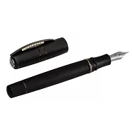 Visconti 義大利名筆 智人系列火山岩 - 深沉黑鋼筆(Dark Age)