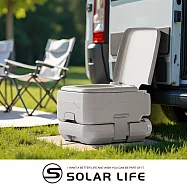 Solar Life 索樂生活 戶外行動馬桶10L.露營馬桶 移動式馬桶 車泊車宿 行動廁所 馬桶椅坐便器