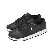 Nike 休閒鞋 Court Connect Low GS 大童鞋 女鞋 黑 白 皮革 IQ6016-001 24cm BLACK/WHITE