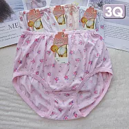 特大尺碼小碎花包臀女內褲-88674-3Q-6件組