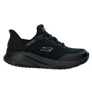 Skechers 思克威爾 Squad Chaos SR [108159WBLK] 女 工作鞋 寬楦 止滑 黑 25.5cm 黑