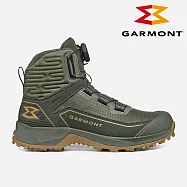 GARMONT 男款 GTX BOA 旋鈕中筒登山鞋 Trace MID 003053 (S12002)|米其林大底 GoreTex 防水透氣 雪鞋 高山健行 UK7 草綠-橘