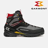 GARMONT 男款 GTX 中筒登山鞋 Akron MID 003044 (S14001)|米其林大底 GoreTex 防水透氣 健行 攀登 UK7.5 黑-橘