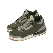 Nike 休閒鞋 Air Jordan 3 Retro GS 大童 女鞋 軍綠 AJ3 喬丹 23.5cm MEDIUM OLIVE/SEQUOIA