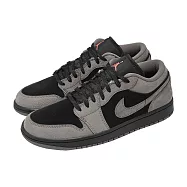 Nike 休閒鞋 Air Jordan 1 Low SE 男鞋 棕 黑 皮革 喬丹 經典 IB7109-005 26cm BLACK/GREY