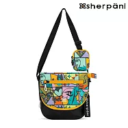 Sherpani RFID 防潑水多功能郵差包 (25II) Milli 3L|抽象彩色/Cloud9