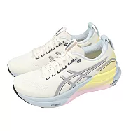Asics 亞瑟士 慢跑鞋 Gel-Kayano 32 Lite-Show CN 女鞋 米 夜光 1012C027100 23cm CREAM/PURE SILVER