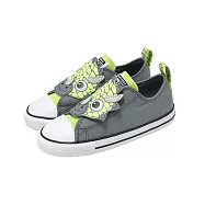 Converse 小童鞋 Chuck Taylor All Star One Strap 帆布鞋 灰 綠 A15901C 15.5cm GRAY/GREEN