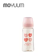MOYUUM 韓國 第三代 PPSU寬口奶瓶 330ml (6m+) - 聯名款 - 莓果心心